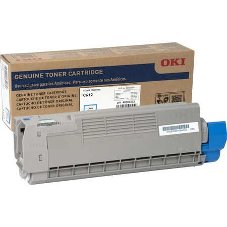 Oki 6K Cyan Toner @ Iso For C612 46507503